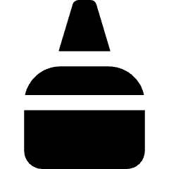 Liquid Glue Icon from Core Solid Set