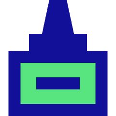 Liquid Glue Icon from Sharp Pop Set