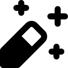 Magic Wand Tip Diagonal Icon from Core Remix Set