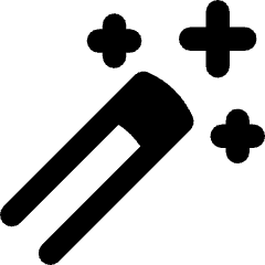 Magic Wand Tip Diagonal Icon from Flex Remix Set