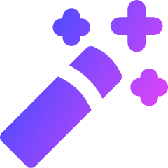 Magic Wand Tip Diagonal Icon from Flex Gradient Set