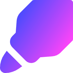 Marker Tip Diagonal Icon from Core Gradient Set