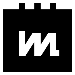 Notepad Sketchpad Icon from Sharp Solid Set