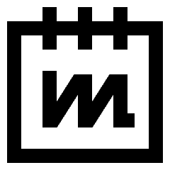 Notepad Sketchpad Icon from Sharp Line Set