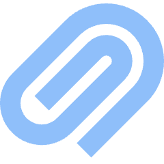 Paperclip 1 Icon from Sharp Flat Set