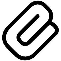 Paperclip 1 Icon from Plump Line Set