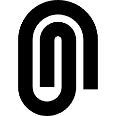 Paperclip 2 Icon from Sharp Solid Set