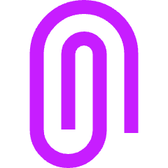 Paperclip 2 Icon from Sharp Neon Set