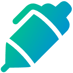 Pen 1 Icon from Plump Gradient Set