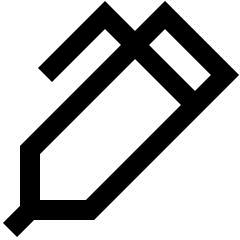 Pen 1 Icon from Sharp Line Set