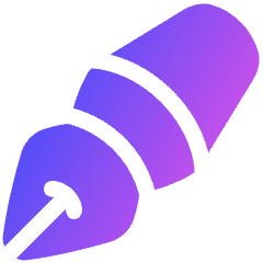 Pen 2 Icon from Plump Gradient Set
