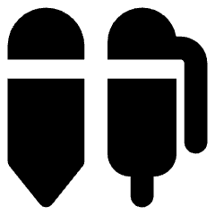 Pen 3 Icon from Core Solid Set