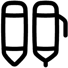 Pen 3 Icon from Plump Line Set