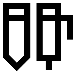 Pen 3 Icon from Sharp Line Set