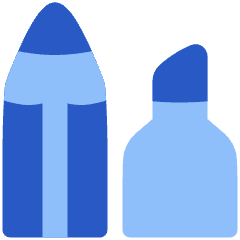 Pen Types Icon from Plump Flat Set