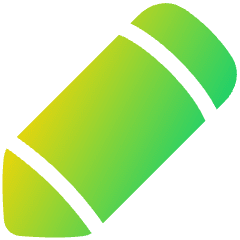 Pencil Icon from Plump Gradient Set