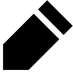 Pencil Icon from Sharp Solid Set