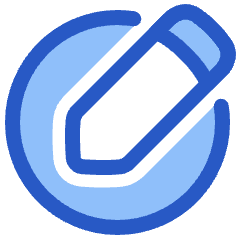Pencil Circle Icon from Plump Duo Set