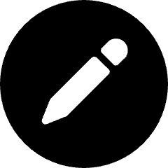 Pencil Circle Icon from Ultimate Bold Set