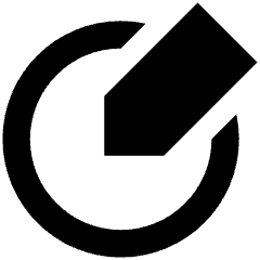Pencil Circle Icon from Sharp Remix Set