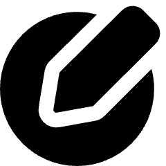 Pencil Circle Icon from Core Solid Set