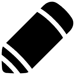 Pencil Diagonal Icon from Plump Solid Set
