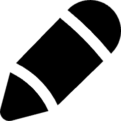 Pencil Diagonal Icon from Flex Solid Set