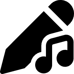 Pencil Edit Audio Icon from Ultimate Bold Set