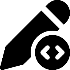 Pencil Edit Coding Icon from Ultimate Bold Set