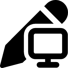 Pencil Edit Desktop Icon from Ultimate Bold Set