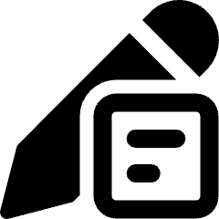 Pencil Edit Document Icon from Ultimate Bold Set