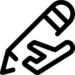 Pencil Edit Flight Icon from Ultimate Regular Set