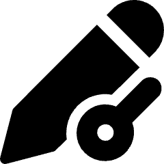 Pencil Edit Key Icon from Ultimate Bold Set