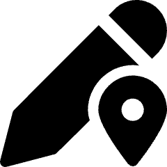 Pencil Edit Location Icon from Ultimate Bold Set