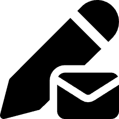 Pencil Edit Mail Icon from Ultimate Bold Set