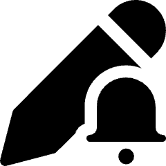 Pencil Edit Notification Icon from Ultimate Bold Set