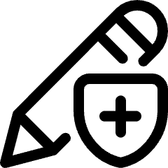 Pencil Edit Protection Icon from Ultimate Regular Set