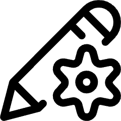 Pencil Edit Setting Icon from Ultimate Regular Set