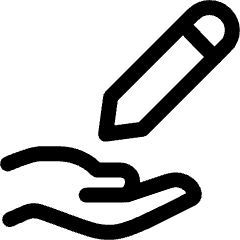 Pencil Edit Share 1 Icon from Ultimate Regular Set