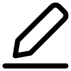 Pencil Line Icon from Core Line Set