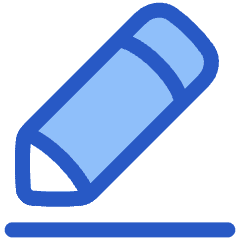 Pencil Line Icon from Plump Duo Set