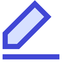 Pencil Line Icon from Sharp Duo Set