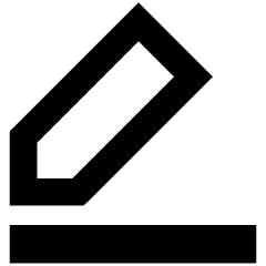 Pencil Line Icon from Sharp Remix Set