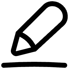 Pencil Line Icon from Flex Line Set