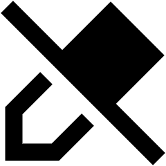 Pencil Slash Icon from Sharp Remix Set