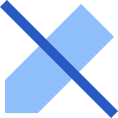 Pencil Slash Icon from Sharp Flat Set