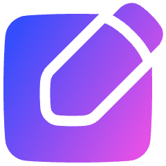 Pencil Square Icon from Plump Gradient Set