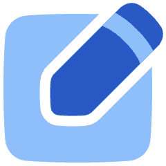Pencil Square Icon from Plump Flat Set