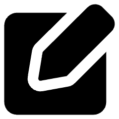 Pencil Square Icon from Core Solid Set