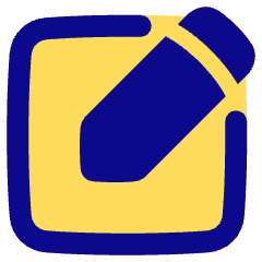 Pencil Square Icon from Plump Pop Set